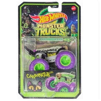 Hot Wheels Monster Trucks: Carbonator sötétben világító monster kisautó 1/64 - Mattel kép