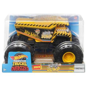 Hot Wheels Monster Trucks: Gotta Dump fém monster autómodell 1/24 - Mattel kép