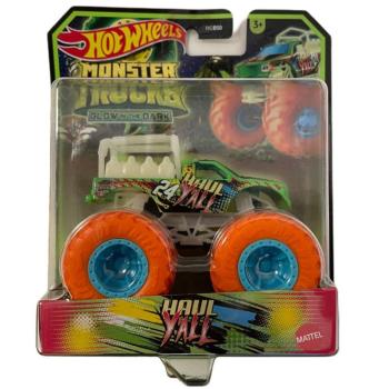 Hot Wheels: Monster Trucks Haul Yall sötétben világító járgány - Mattel kép