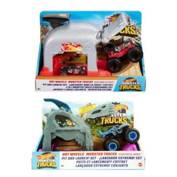 Hot Wheels Monster Trucks: Kilövő szett - többféle kép