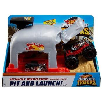 Hot Wheels Monster Trucks kilövő - Team Bone Shaker kép