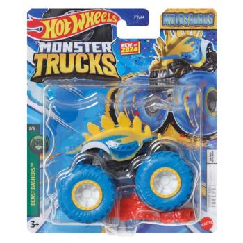 Hot Wheels Monster Trucks: Motosaurus sárga-kék kisautó 1/64 - Mattel kép