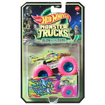 Hot Wheels Monster Trucks: sötétben világító kisautó - Shark Wreak kép