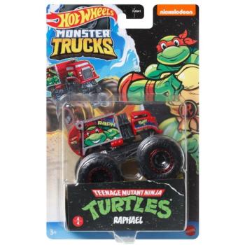 Hot Wheels Monster Trucks: Tini Ninja Harci Teknőcök kisautó - Raphael kép