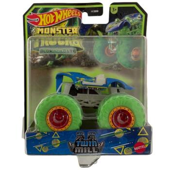 Hot Wheels Monster Trucks: Twin Mill sötétben világító járgány - Mattel kép