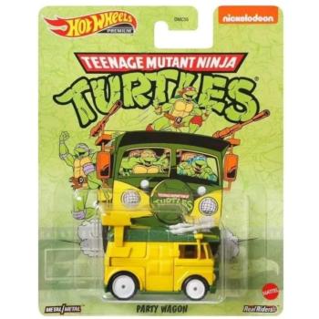 Hot Wheels: Premium Real Rides Tini Nindzsa Teknőcök Party Wagon kisautó 1/64 - Mattel kép