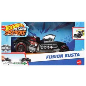 Hot Wheels: Pull-Back Speeders Fusion Busta hátrahúzható fém kisautó modell 1/43 - Mattel kép