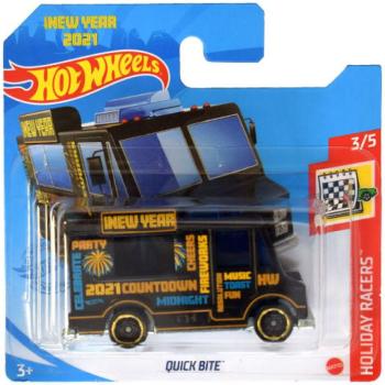 Hot Wheels: Quick Bite fekete kisautó 1/64 - Mattel kép