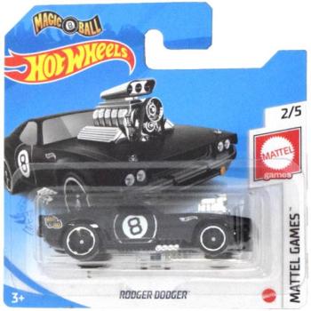 Hot Wheels: Rodger Dodger fekete kisautó 1/64 - Mattel kép