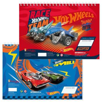 Hot Wheels spirálos rajzlap tömb A/4 1db kép