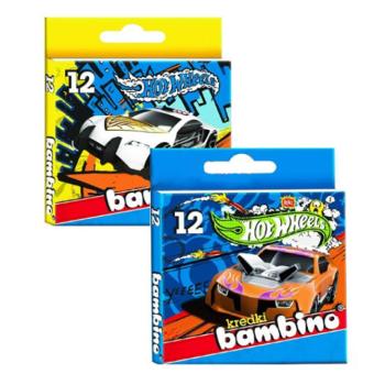 Hot Wheels színes zsírkréta 12db-os kép