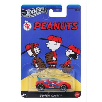 Hot Wheels: Tematikus kisautó - Peanuts, piros kép