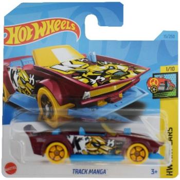 Hot Wheels: Track Manga bordó kisautó 1/64 - Mattel kép