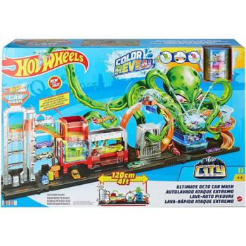 Hot Wheels: Ultimate Polipos autómosó játékszett kisautóval - Mattel kép