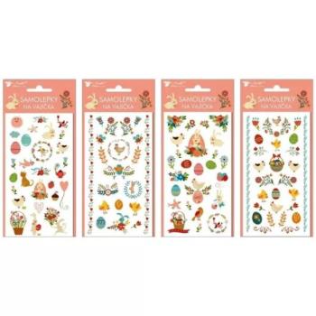 Húsvéti tojásdekoráló gélmatrica nyuszi és csibe mintával - többféle kép