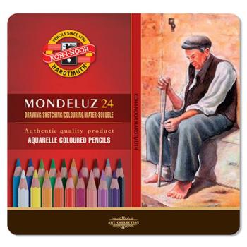 ICO: Koh-I-Noor Mondeluz 3724 Aquarell fémdobozos színes ceruza készlet 24db kép