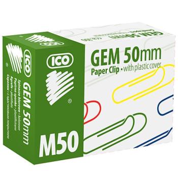 ICO: M50 Színes gemkapocs 50mm 100db-os kép