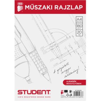 Ico: Student műszaki rajzlap ajándék iratgyűjtőben A/4 kép