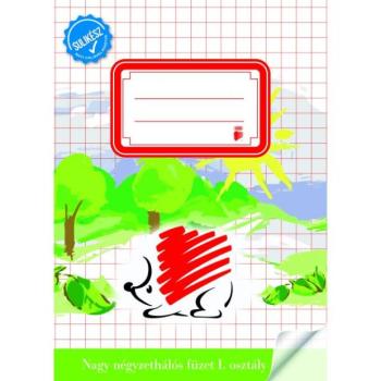 ICO Süni: Sulikész, 1. osztályos négyzetrácsos füzet, A5 kép