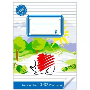 ICO Süni sulikész 4. osztályos vonalas füzet - A5, 21-32 kép