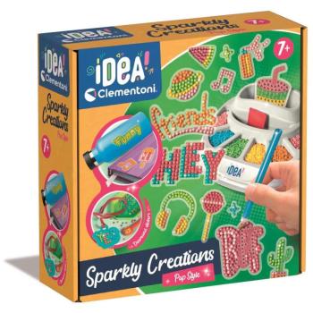 Idea! Sparkly Creations Pop Style strasszkő kép készítő szett - Clementoni kép