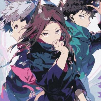 Ideyka: Festés számok szerint, Erős barátság - 40 x 40 cm kép