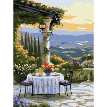 Ideyka: Festés számok szerint, Festői vacsora - 30 x 40 cm kép