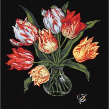 Ideyka: Festés számok szerint, Kecses tulipánok - 40 x 40 cm kép