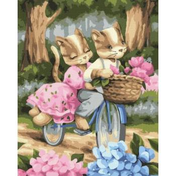 Ideyka: Festés számok szerint, Romantikus utazás - 40 x 50 cm kép