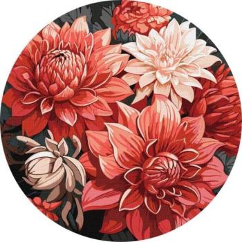 Ideyka: Festés számok szerint, Ünnepi csokor - 39 cm kép