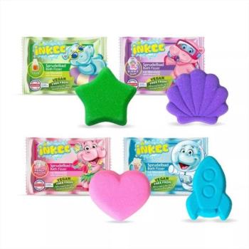 Inkee: Vegán fürdőgolyó - többféle kép