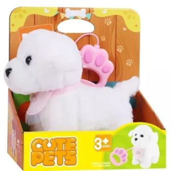 Interaktív sétáltatható kutya - fehér kép