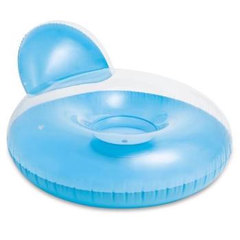 Intex: Felfújható vízifotel háttámlával, 137 x 122 cm - többféle kép