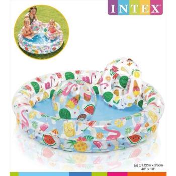 Intex: Gyümölcsös gyermek medence szett - 122 x 26 cm kép