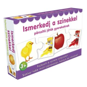 Ismerkedj a színekkel párosító játék kép