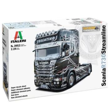 Italeri: 3952 Scania R730 Streamline 4x2 kamion makett, 1:24 kép