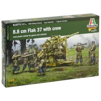 Italeri: 8.8 cm Flak 37 löveg makett, 1:56 kép