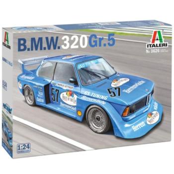 Italeri: BMW 320 Gr. 5 versenyautó makett, 1:24 kép