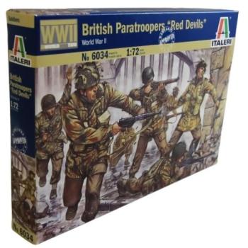 Italeri: II. világháborús brit ejtőernyősök, 1:72 kép