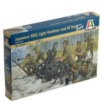 Italeri: II. világháborús japán gyalogság M92 könnyű tarackkal, 1:72 kép