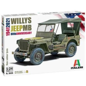 Italeri: Jeep Willys MB terepjáró makett, 1:24 kép