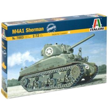 Italeri: M4A1 Sherman harckocsi makett, 1:72 kép