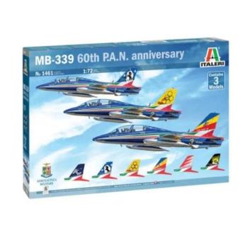 Italeri: MB 339 PAN 60. évforduló vadászbombázó makett, 1:72 kép