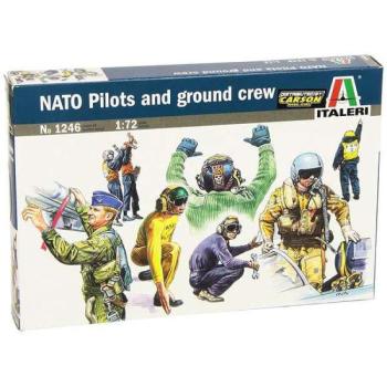 Italeri: NATO pilóták és kiszolgáló személyzet figurák, 1:72 kép