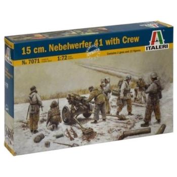 Italeri: Nebelwerfer rakétavető makett katonákkal, 1:72 kép