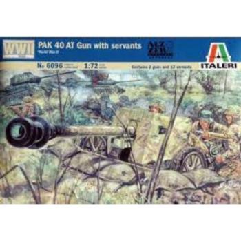 Italeri: PAK40 AT páncéltörő löveg katonákkal, 1:72 kép