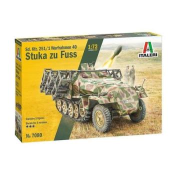 Italeri: Sd.Kfz. 251/1 Stuka zu Fuss katonai jármű makett, 1:72 kép