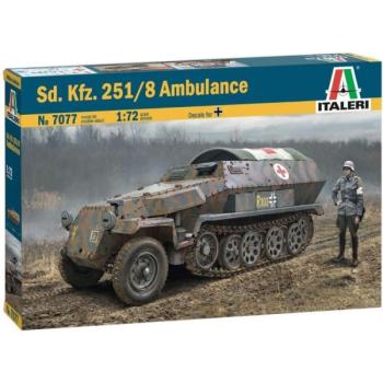 Italeri: Sd. Kfz. 251/8 Ambulance lövészpáncélos makett, 1:72 kép