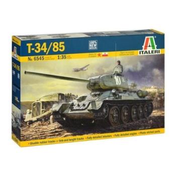 Italeri: T34-85 Zadov tank makett, 1:35 kép