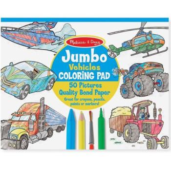 Járművek Jumbo színező - Melissa & Doug kép